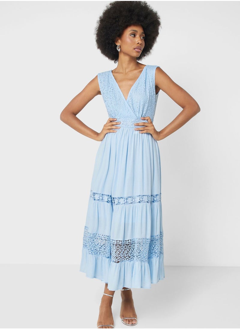 ELLA - Lace Detail Dress - Image 1