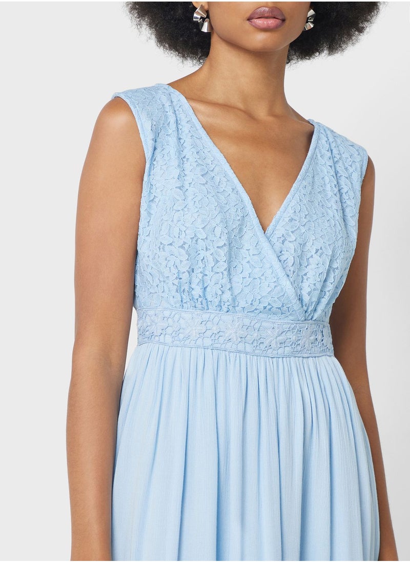 ELLA - Lace Detail Dress - Image 1