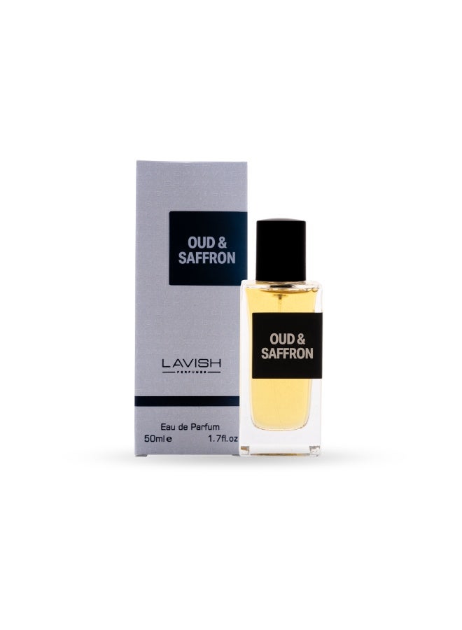 Lavish Perfumes LAVISH Oud & Saffron Eau de Parfum Unisex 50ML - Image 2
