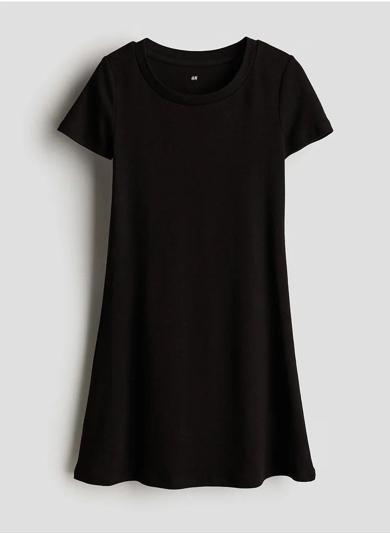 اتش اند ام Short-Sleeved Jersey Dress