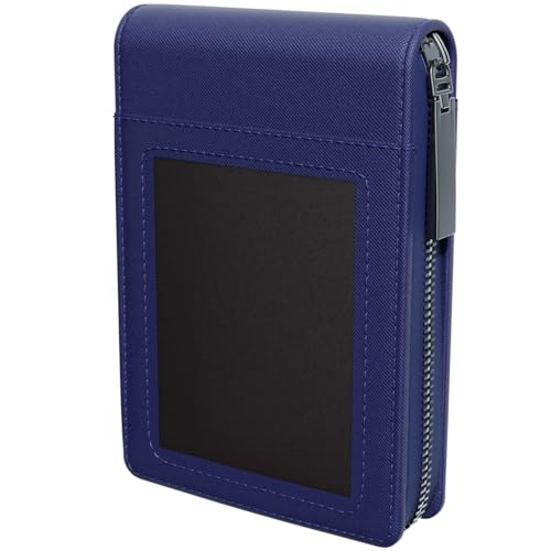 rts PU Leather 9 Slot Vertical Debit ATM Business Credit Card Holder Money Wallet Zipper Coin Purse Wallet for Men & Women Unique Birthday Anniversary Gift for Men Boy Love Husband Employees Clients - Image 2