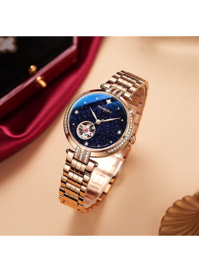 Rosdn Armani Series Birthday 3.8 Festival Gift Women's Mechanical Luxury Watch Top Ten Famous Brands - Image 3