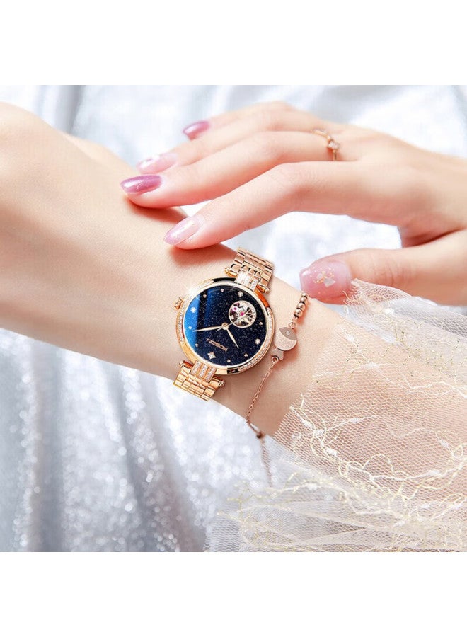 Rosdn Armani Series Birthday 3.8 Festival Gift Women's Mechanical Luxury Watch Top Ten Famous Brands - Image 2