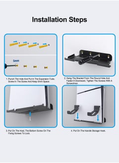 PGTECH Wall-mounted Display Stand for PS5 Slim, Wall-mounted Console and Controller Storage Holder  - Image 4