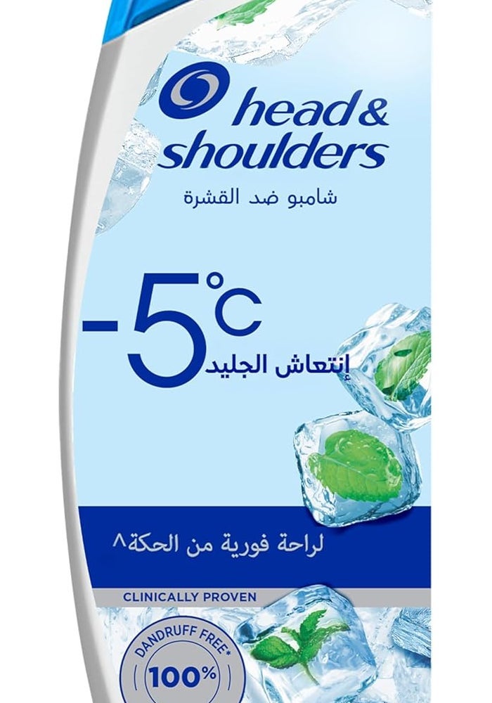Head & Shoulders Sub-Zero Freshness Anti-Dandruff Shampoo for All Hair Types, 400 ml
