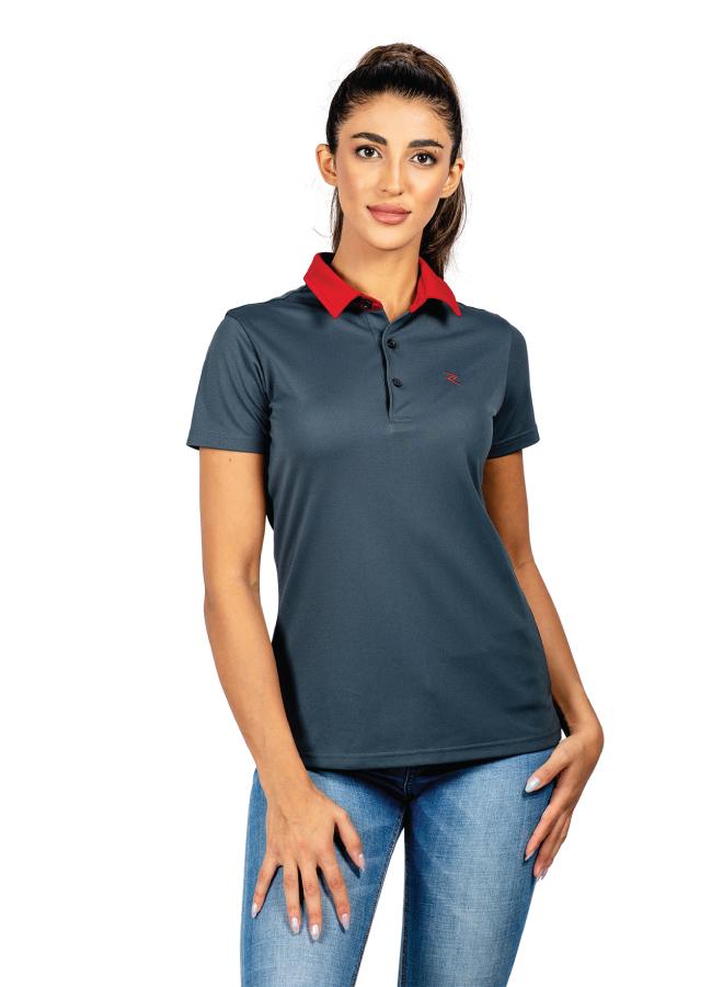 ZAECY Women's Short-Sleeve Polo T-Shirt - Image 1
