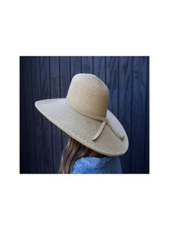 Scala Women's Big Brim Paper Braid Hat, Toast, One Size - Image 4