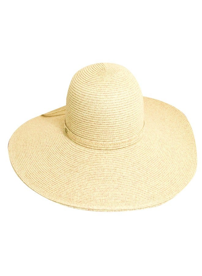 Scala Women's Big Brim Paper Braid Hat, Toast, One Size - Image 2