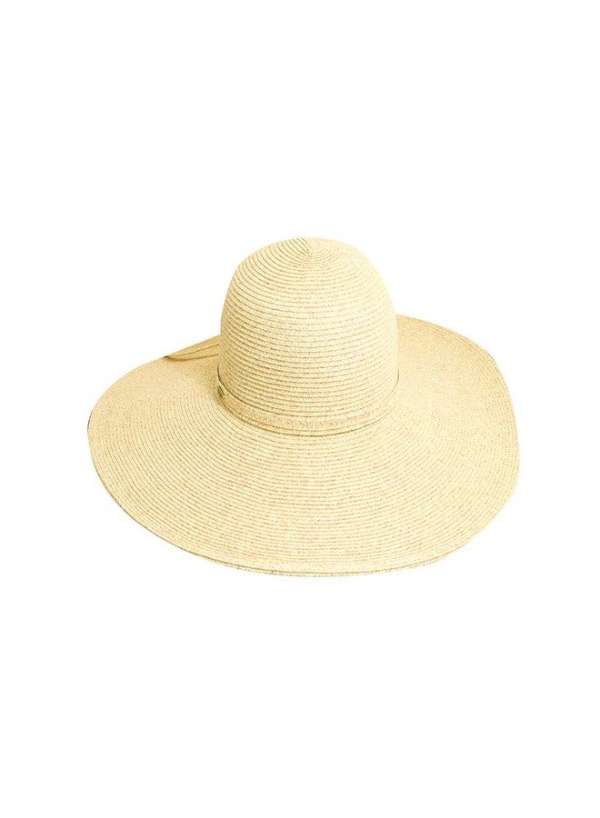 Scala Women's Big Brim Paper Braid Hat, Toast, One Size - Image 1