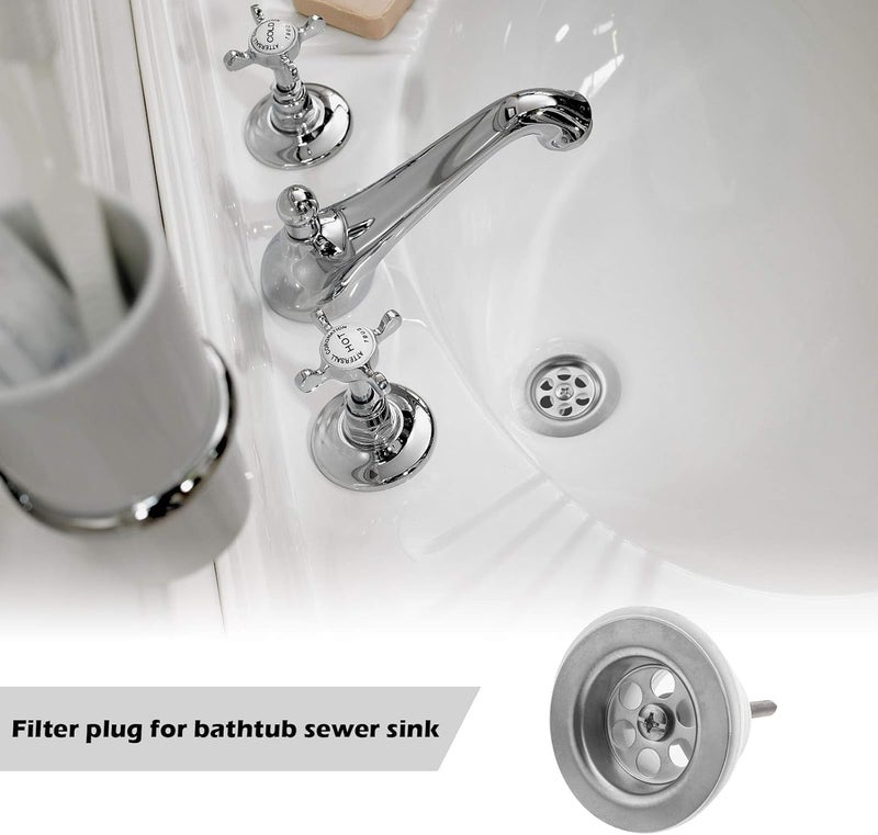 Royal Apex Kitchen Sink Waste Strainer & Silicone Plug Drain Stopper - Multi-Purpose Drain Cover for Bathroom, Bathtub, and Kitchen Sink (1 1/4 inch) - Image 5