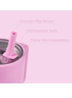 HydroJug HydroJug Traveler - 40 oz Water Bottle with Handle & Flip Straw - Fits in Cup Holder, Leak Resistant Tumbler-Reusable Insulated Stainless Steel & Rubber Base - Gifts for Women & Me  - Image 3
