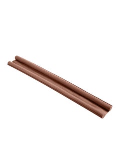 Under Door Draft Stopper Weather Stripping Door Seal Door Joint Bottom Sealing Strip Brown