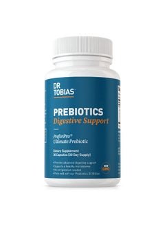 Dr. Tobias Prebiotics Supports Digestion & Gut Health Feed Good Probiotic Bacteria Boost Gut Immune Function Vegan & Nongmo Gut Health Supplements For Men And Women 30 Capsules 30 Servings  - Image 2