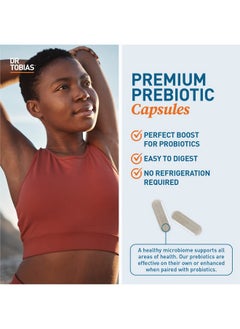Dr. Tobias Prebiotics Supports Digestion & Gut Health Feed Good Probiotic Bacteria Boost Gut Immune Function Vegan & Nongmo Gut Health Supplements For Men And Women 30 Capsules 30 Servings  - Image 5