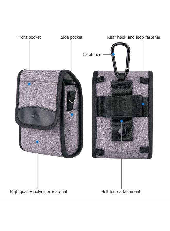 Kiorafoto Compact Camera Pouch Case for Sony ZV-1II ZV-1F ZV1 RX100VII RX100VI RX100VA RX100V RX100IV III II Canon G7XIII II G9XII Olympus TG-7 TG-6 TG-5 Ricoh GRIII HDF GRIIIx HDF GR IIIx GRIII GR3 - Image 4