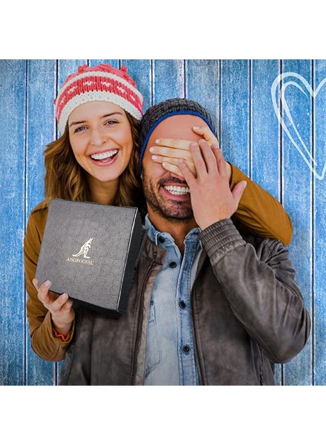 بالجملة حزام رجالي من الجلد الصناعي بإبزيم دبوس (أسود) - Image 5