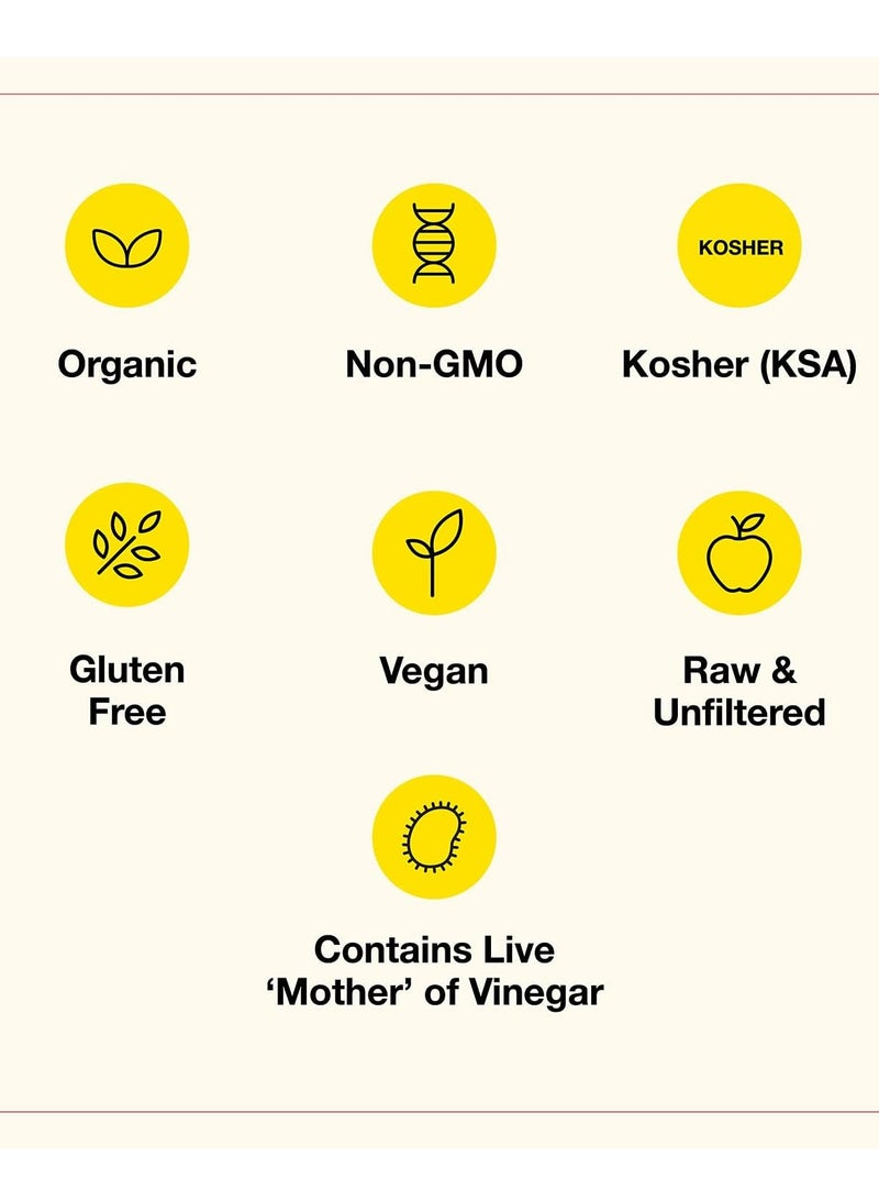 Bragg Organic Apple Cider Vinegar With the Mother 473ml - Image 3