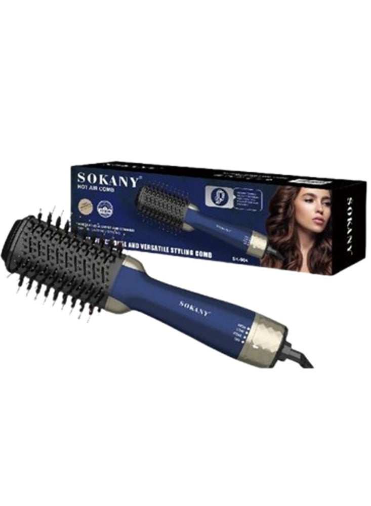 SK-904A Hair dryer Hot Air Comb Multi Functional and Versatile Styling Comb - 1200W