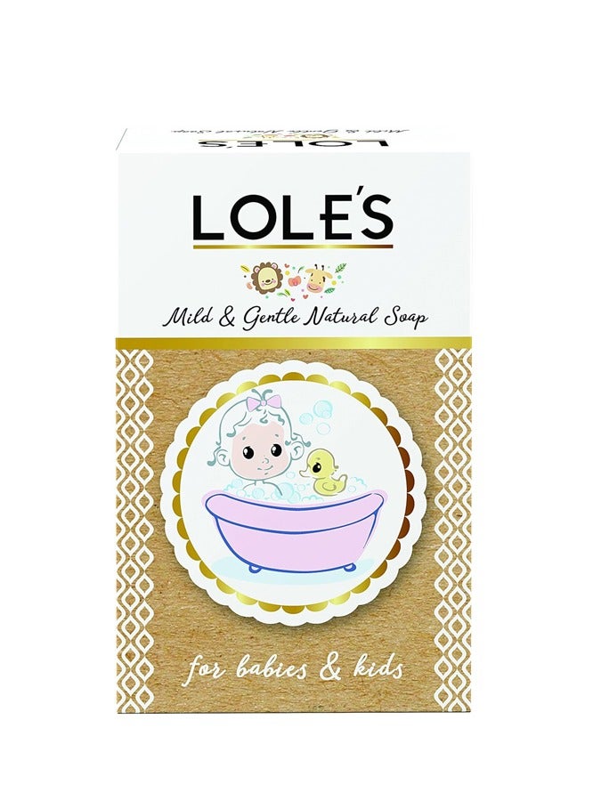 Lole's Gentle Skin Care Soap for Babies & Kids – Mild & Nourishing Formula, 100g - Image 3