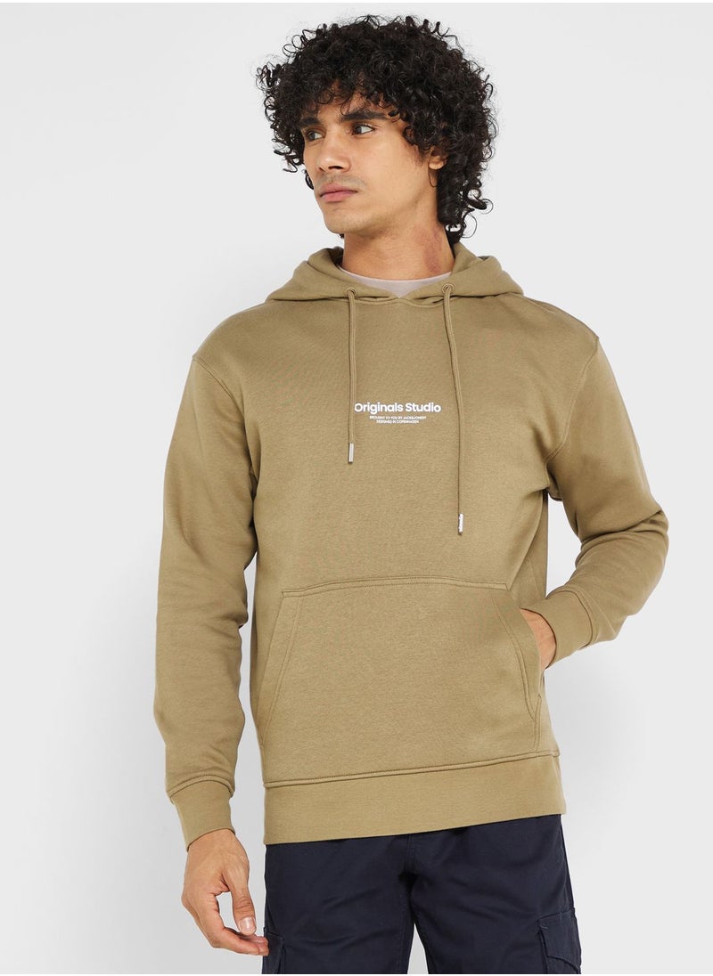 JACK & JONES - Originals Studio Print Hoodie - Image 1