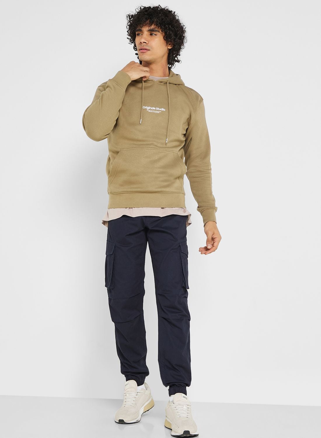 JACK & JONES Originals Studio Print Hoodie for Men | Best