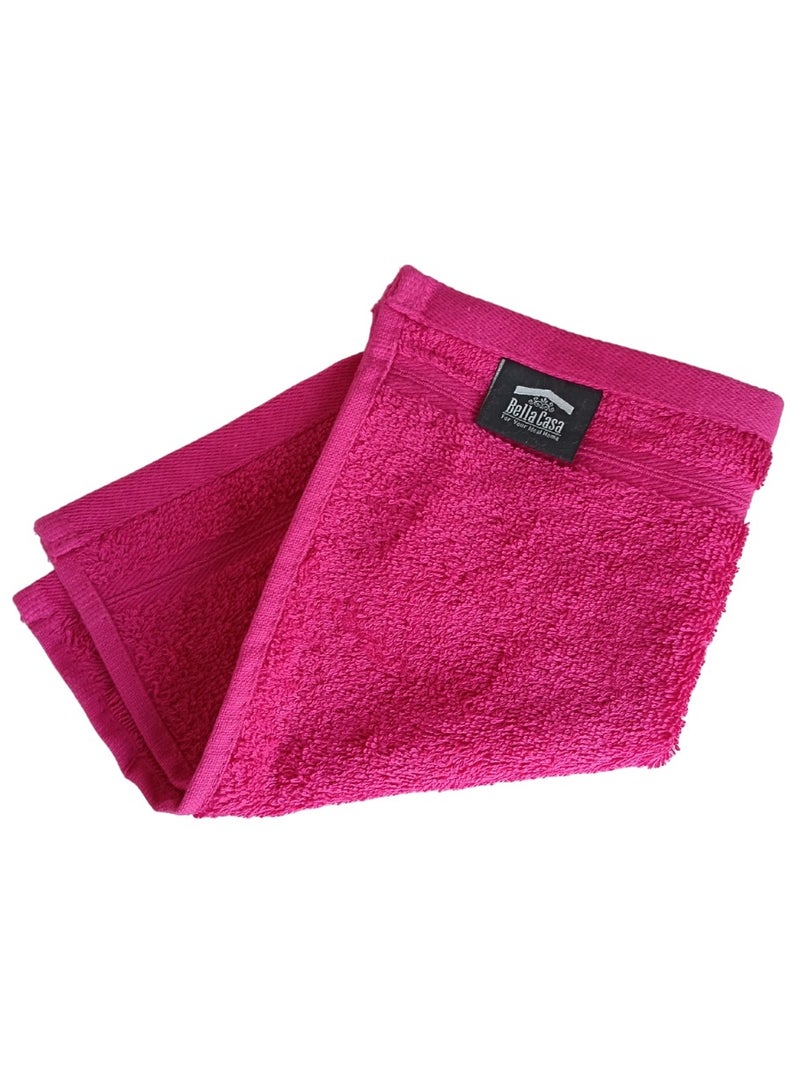 Pearl Coast 24 Pieces Luxury Face Towel Set 30x30cm 630 GSM Premium Cotton Ultra Soft and Highly Absorbent Expertly Woven for Durability Hotel And Spa Quality Towels Pink - Image 2