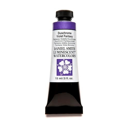 Daniel Smith Extra Fine Watercolor 15ml Paint Tube, Duochrome, Violet Fantasy - Image 1