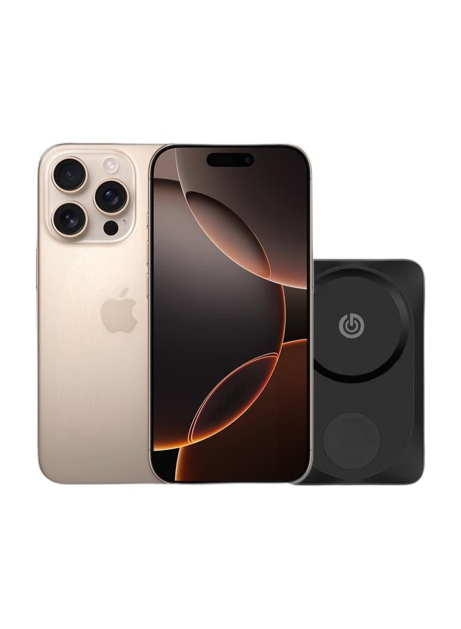 Apple iPhone 16 Pro and Magsafe Powerbank Combo: iPhone 16 Pro 256GB Desert Titanium 5G With FaceTime - International Version + Goui MAG PRO Magnetic Power Bank - Image 1