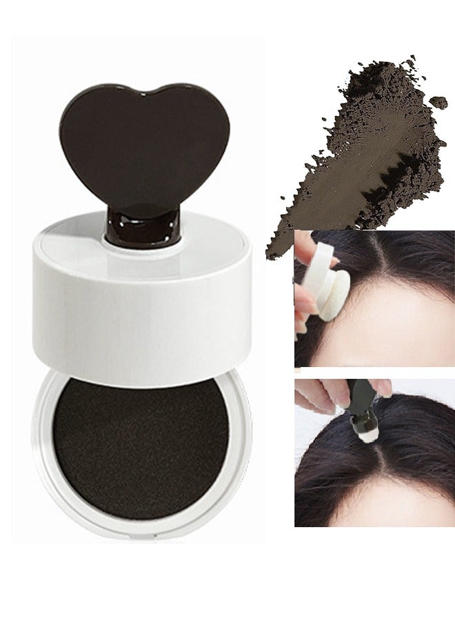 kakashow Hair Shadow Powder,Hairline Powder, Shadow Powder Quickly Covers Hair Roots, Brow and Beard Lines Anti-Smudge 48 Hours, For Bald Spots, Forehead Grooming Powder Instant Coverage for Hairline (02#Brown) - Image 1