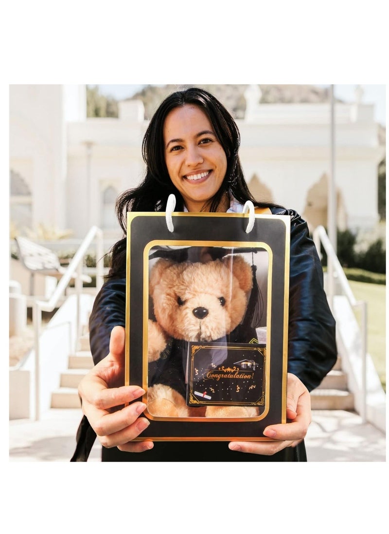 Coolchic Graduation Gift, Graduation Bear with Grad Cap Congrats Cards,2025 Kindergarten High School College Graduation Gift for Girls Boys  - Image 4