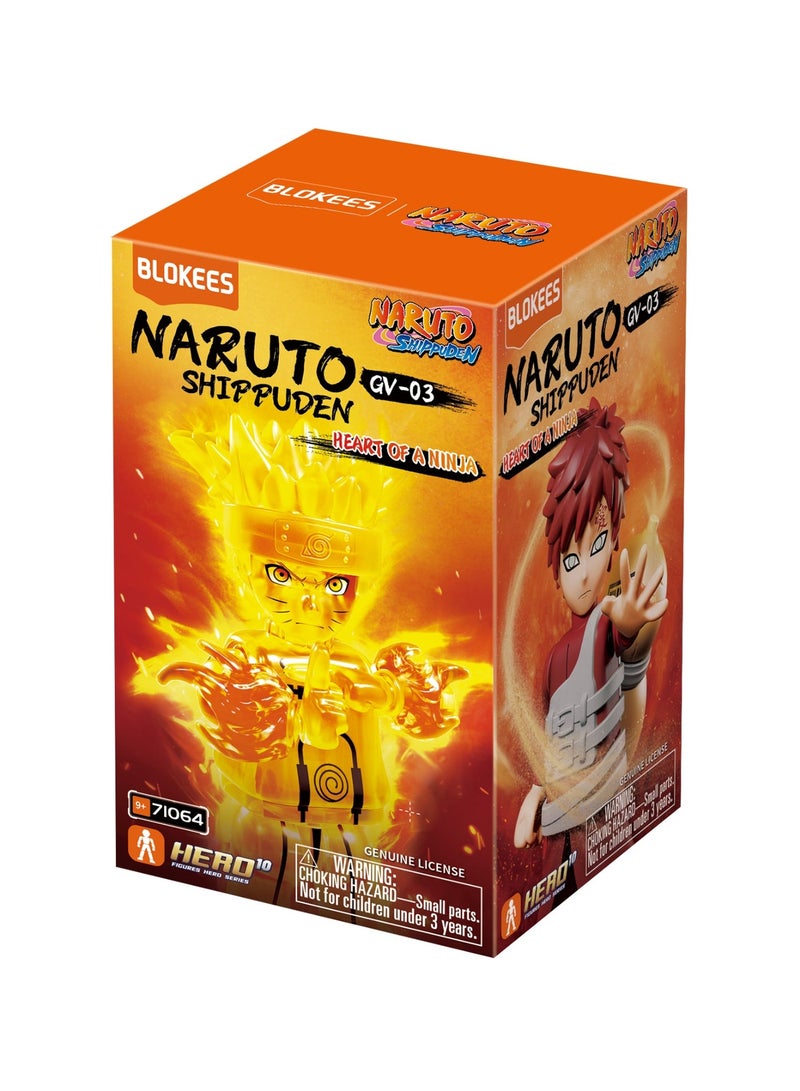 يا شباب بلوكيز ناروتو شيبودن 71064 Galaxy Version 03 Heart of a Ninja | Blind Box طقم تركيب مجسم | قابل للجمع والعرض | وجوه/تعبيرات قابلة للتبديل | هدية مفاجأة - Image 1