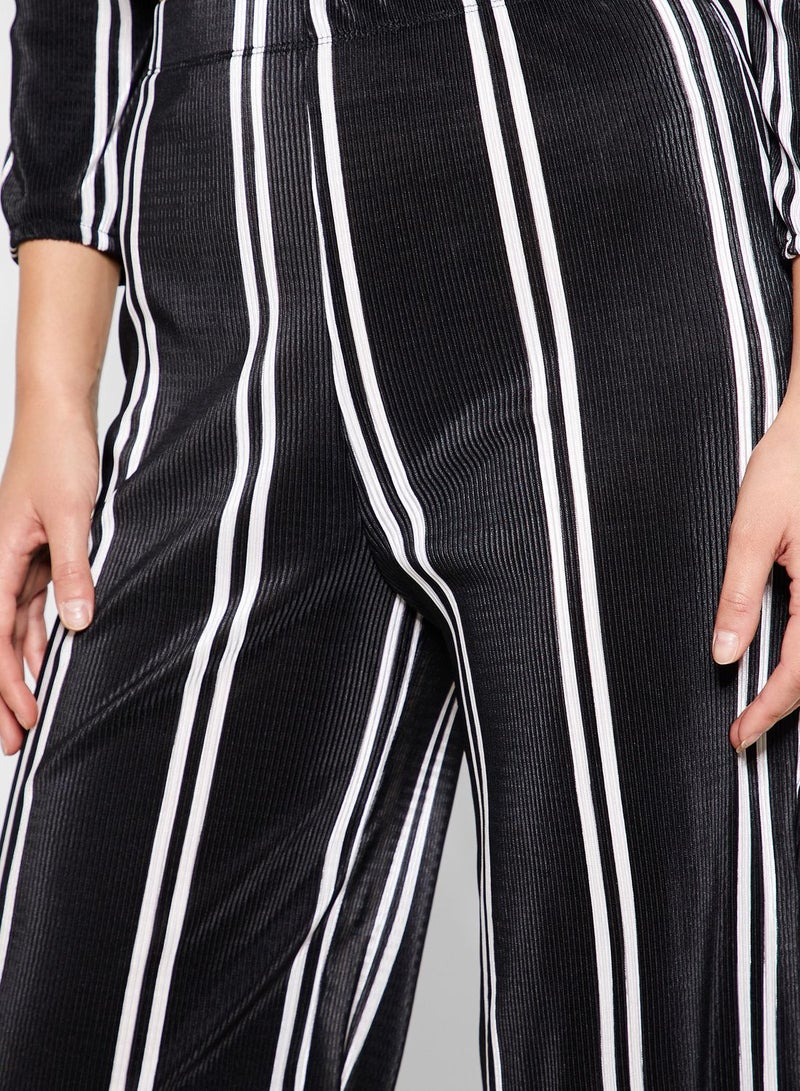 Miss Selfridge Striped Plisse Pants - Image 3