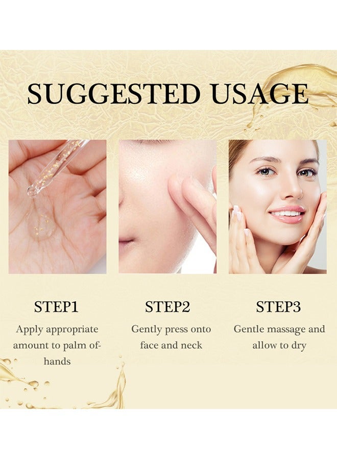 OUHOE 24k Gold Niacinamide Essence -Whitening,Anti Wrinkles & Anti Aging with Serums,Help Fade Spots  (15ml)  - Image 5