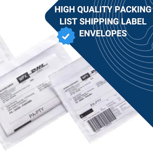 US PACK SMART 200 Units, 6"x8.5" Clear Packing List Shipping Pouches – Heavy Duty Self-Sealing Adhesive Envelopes, Waterproof & Tear-Proof – Ideal for Labels, Invoices & Documents - Image 3