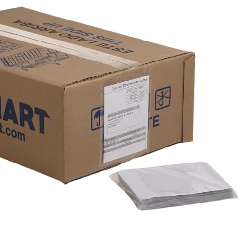 US PACK SMART 200 Units, 6"x8.5" Clear Packing List Shipping Pouches – Heavy Duty Self-Sealing Adhesive Envelopes, Waterproof & Tear-Proof – Ideal for Labels, Invoices & Documents - Image 1