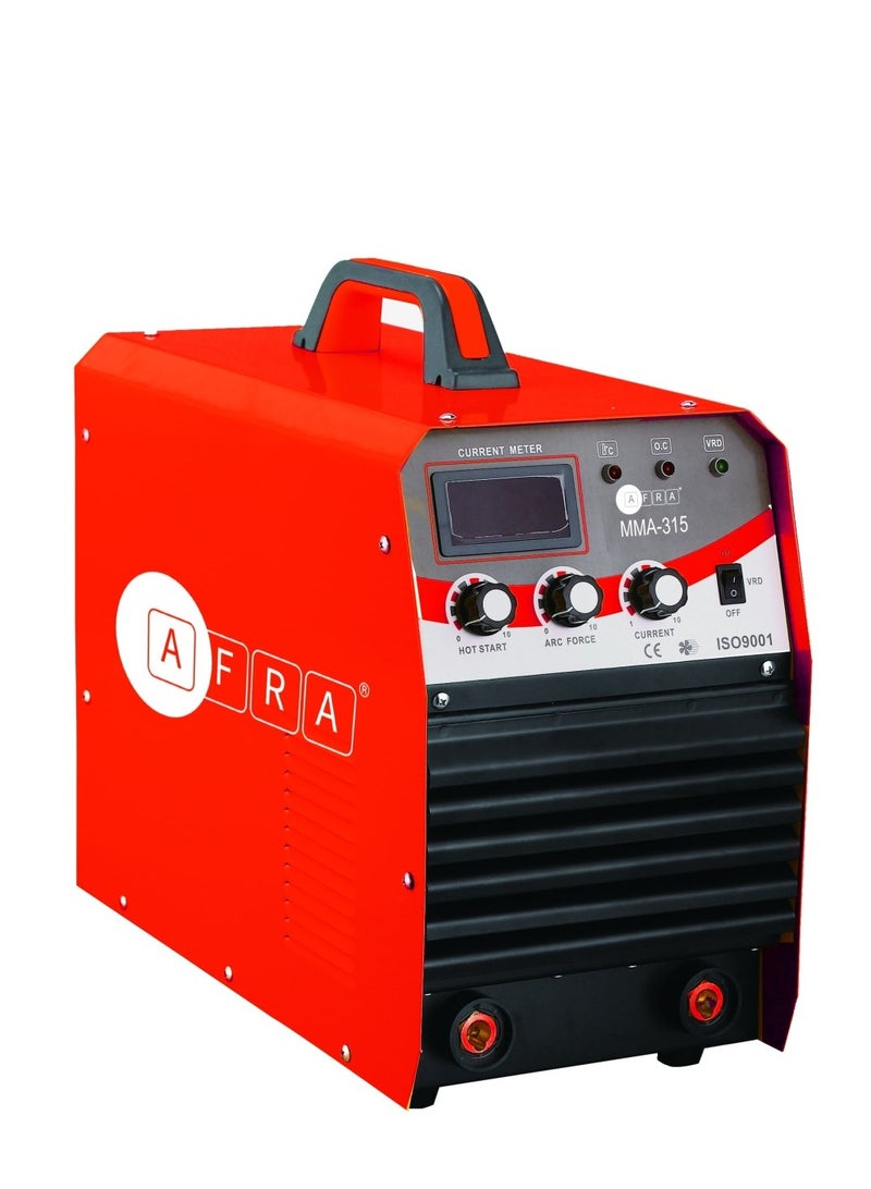 AFRA AFRA INVERTER WELDER, 240 V, 315A Maximum, Anti-Stick, Anti-Force, Hot Start, ARC-Force, Accessories Included,Model AFT-0315WMRD, 1 Year Warranty 