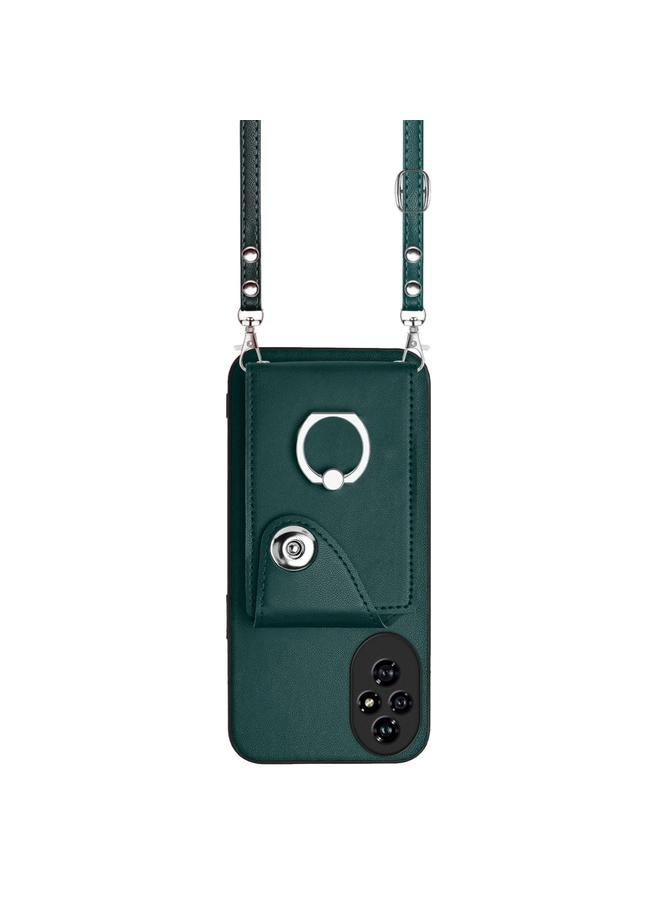 S-TOP Case For Honor 200 Pro 5G Organ Card Bag Ring Holder Phone Case with Long Lanyard - Image 2