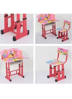 AGD Educational Kids Desk, Study Table and Adjustable Height Chair (Pink)  - Image 4