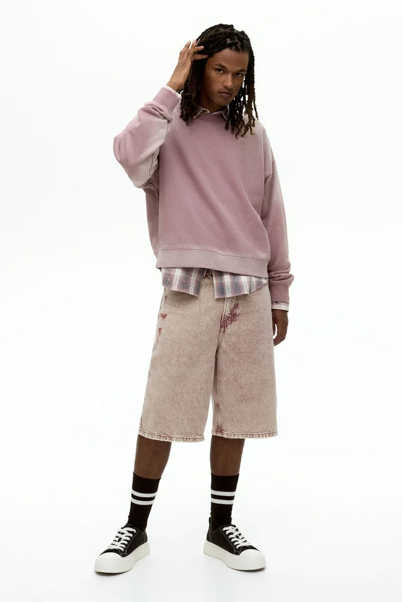 H&M Oversized Fit Washed sweatshirt