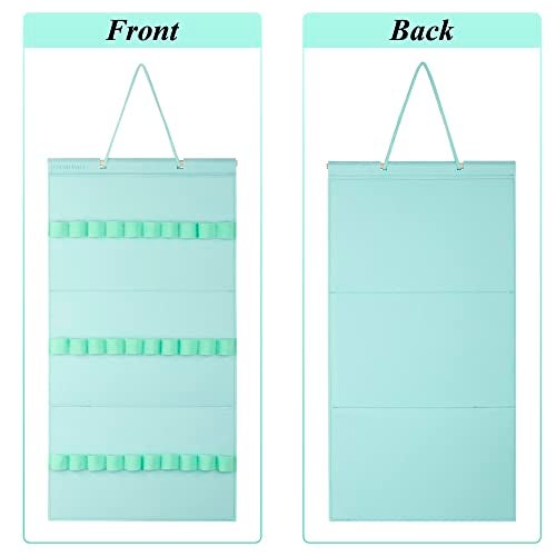JOYMOMO Hanging Headband Holder For Girls,Felt Headband Organizer Headband Storage Holder Organizer For Headband (Without Headbands) (Mint Green) - Image 3