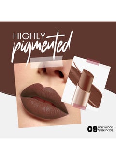 Mars Creamy Matte Long Lasting Lipstick For Women | Creamy Lipstick | Single Swipe Application | Smooth & Light Weight (3.2 Gm) (09-Bollywood Surprise)  - Image 2