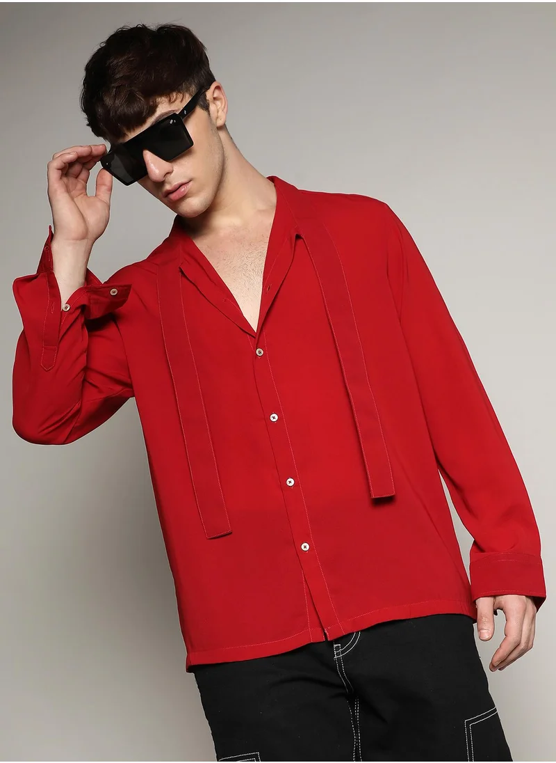 كامبوس سوترا Slash Collar Shirt