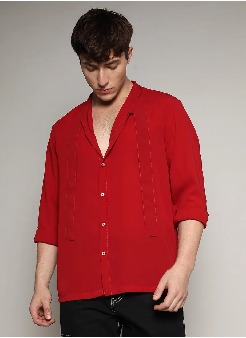 كامبوس سوترا Slash Collar Shirt