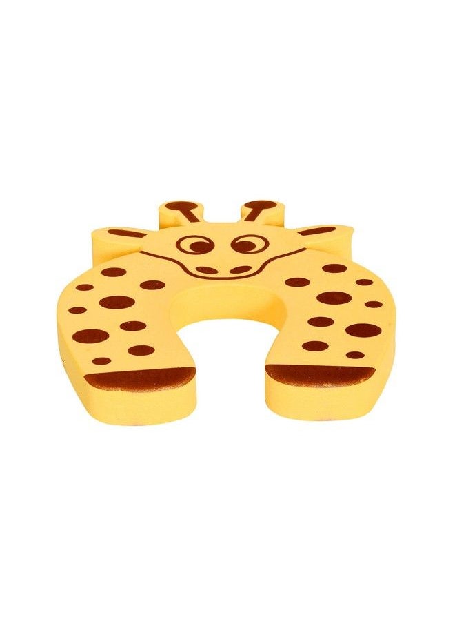 The Little Lookers 4 Pc Multipurpose Finger Door Closet Protector Safety Finger Pinch Guard Stopper Accidental Door Lock Protection For Kids Babies Children (Giraffe & Tiger Pack Of 4)  - Image 5
