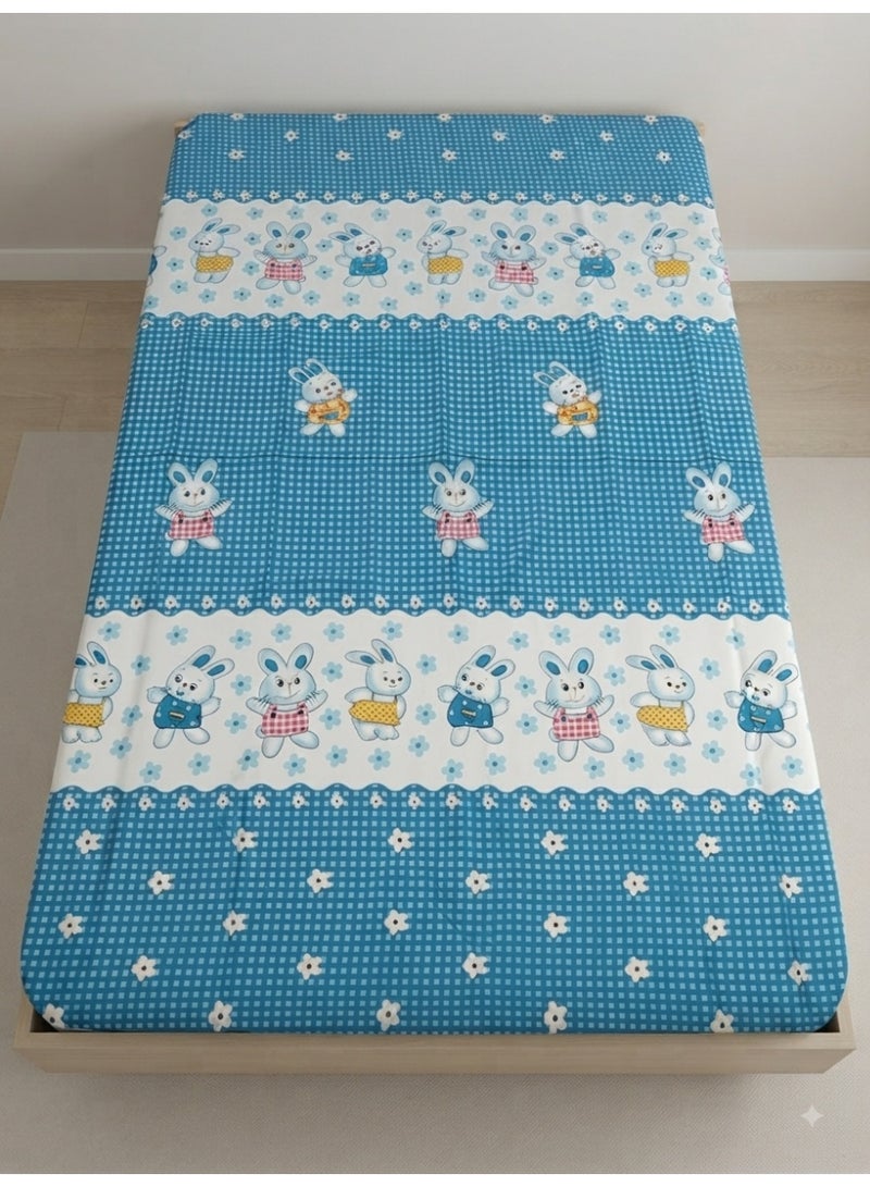bedding set 6 piece with 2 sheet 120x200+2 pillow 120x45+2 pillow 50x50 - Image 1