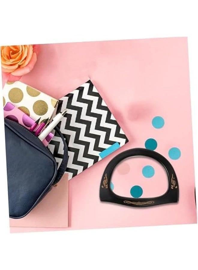 DIY Craft Bag Handles Wooden Purse Comfortable Grip Durable Craftsmanship  - Image 3