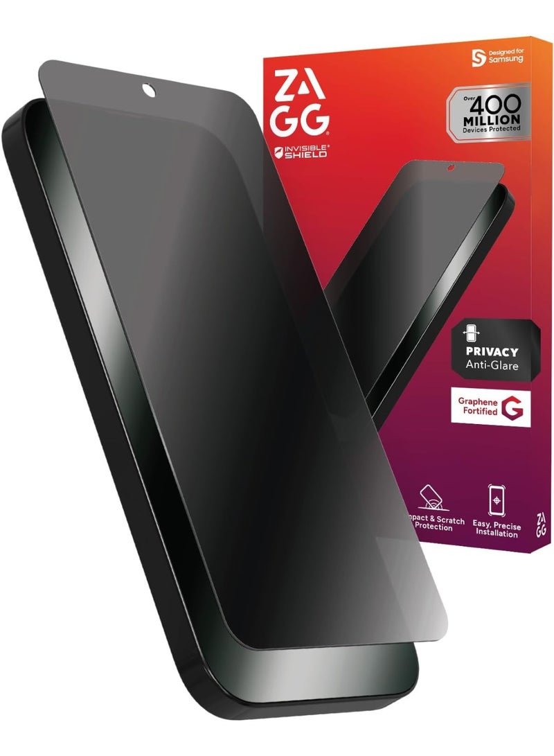 زاج واقي الخصوصية InvisibleShield Glass Elite لهاتف Samsung Galaxy S25 - Image 1