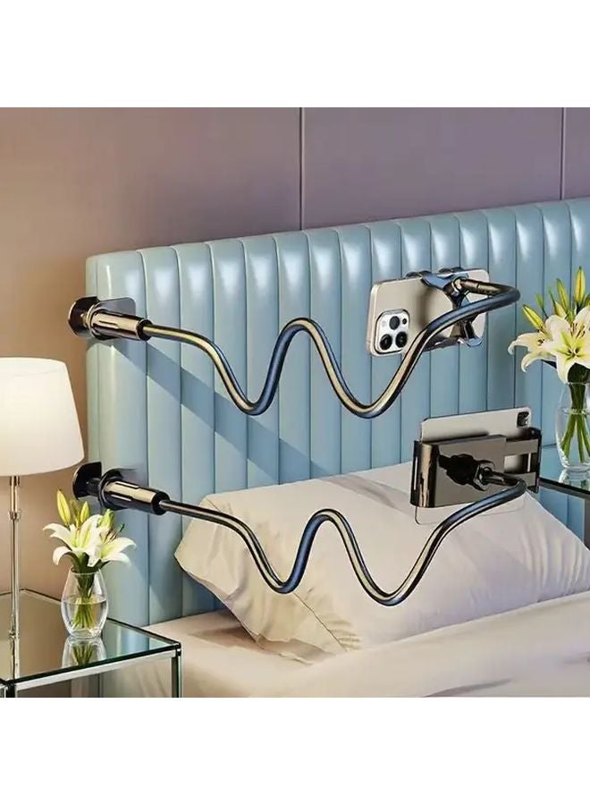 White 360 Degree Rotating Adjustable Phone Holder For Bedside Hands Free Viewing - Image 2