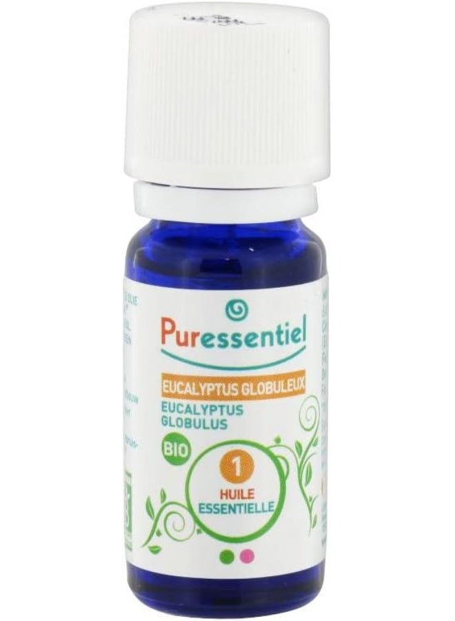Puressentiel Organic Essential Oil 100% Pure And Natural Oil Recommended During Colds, Flu And Sinusitis 10Ml