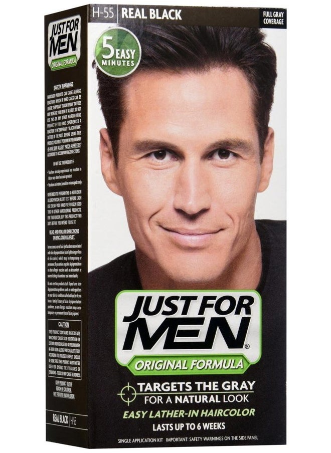 Just For Men Just For Men Shampoo-In Hair Color - Real Black  - Image 1